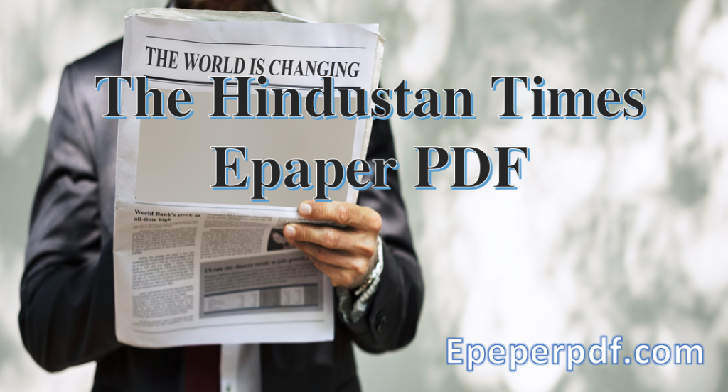 Hindustan Times Epaper PDF