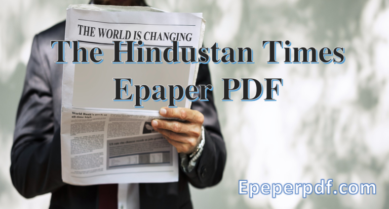 Hindustan Times Epaper PDF, Download Links