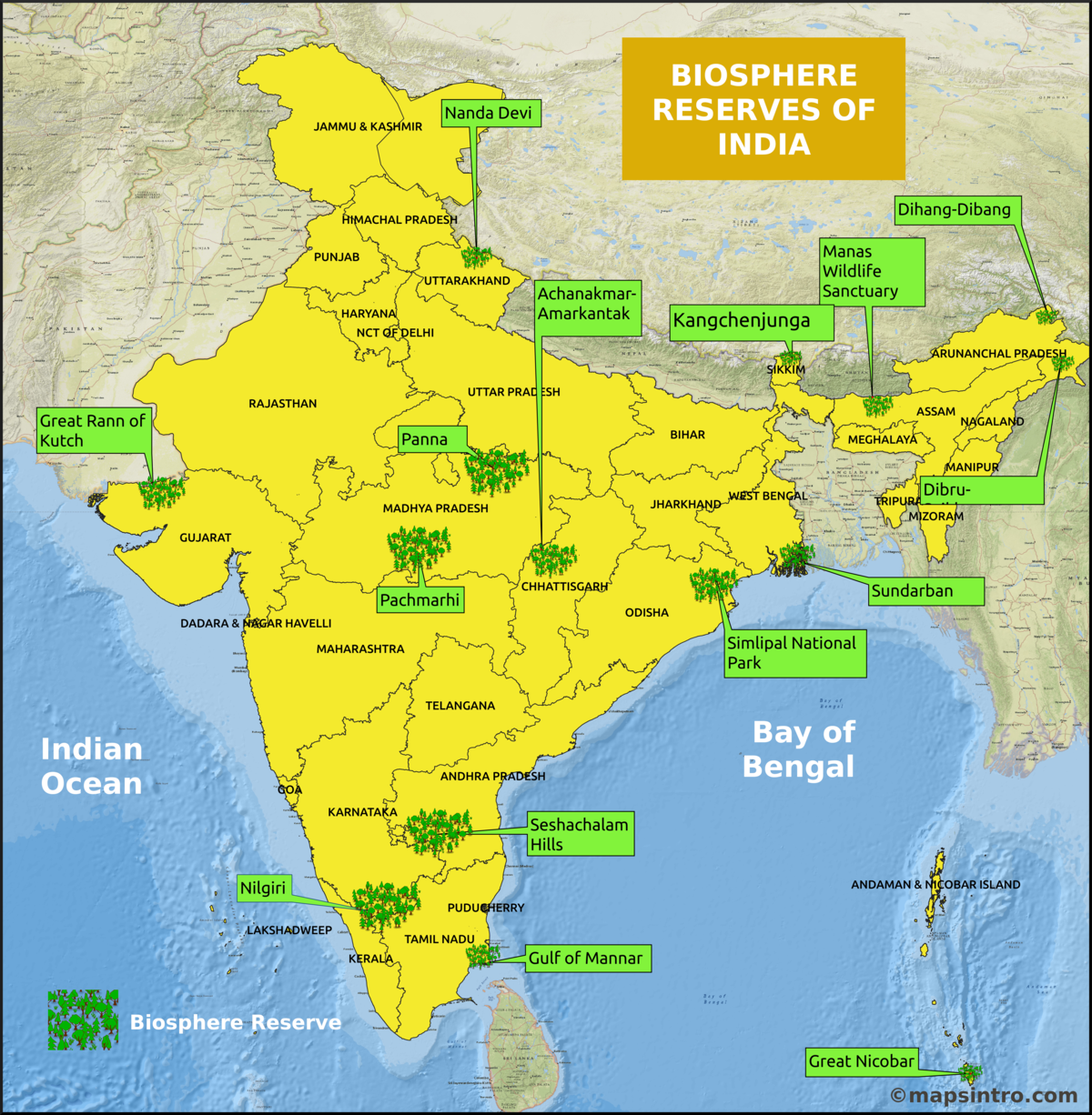 Tricks To Remember Biosphere Reserves In India EpaperPDF