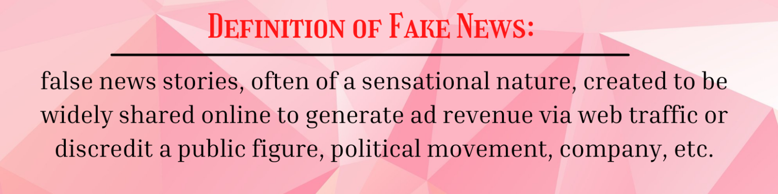 short essay about fake news