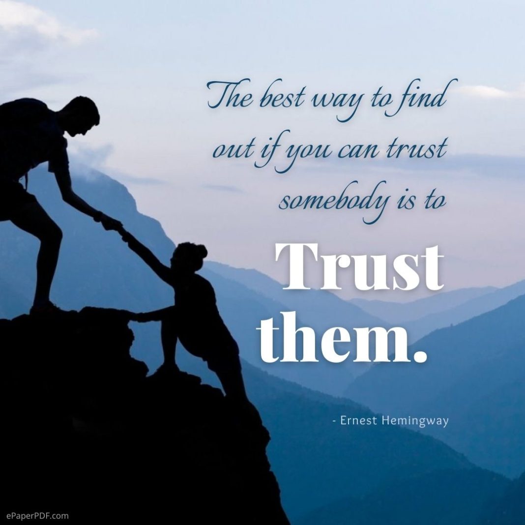 50 Best Trust Quotes Of All Time - EpaperPDF